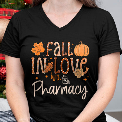 Best Doctor Shirt, Funny Doctor UnisexT-Shirt/Hoodie/Sweatshirt HLT00 - Fall in Love with Pharmacy CPHT Pharmacist Technician Autumn T-Shirt
