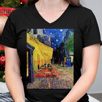 Best Doctor Shirt, Funny Doctor UnisexT-Shirt/Hoodie/Sweatshirt HLT00 - Cafe Terrace at Night Doctor Visit T-Shirt