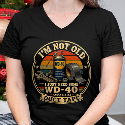 Best Mechanic Life Shirt, Funny Mechanic UnisexT-Shirt/Hoodie/Sweatshirt HLT00 - Funny WD40 Duct Tape Mechanic Dad for Men T-Shirt
