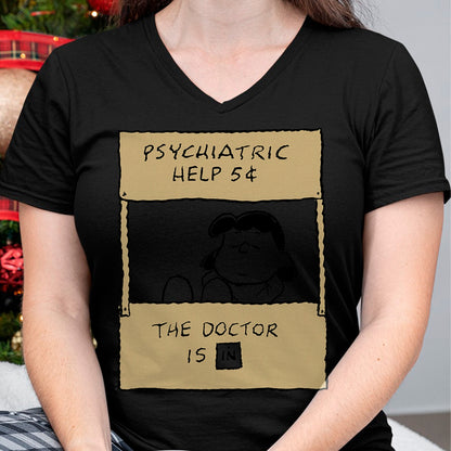 Best Doctor Shirt, Funny Doctor UnisexT-Shirt/Hoodie/Sweatshirt HLT00 - Peanuts - Lucy Doctor is in T-Shirt