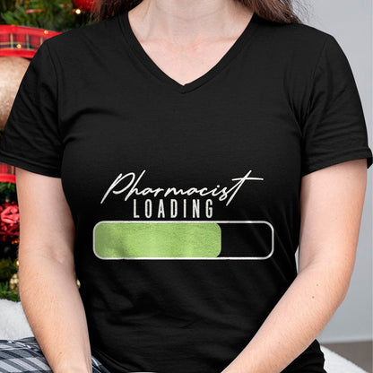 Best Doctor Shirt, Funny Doctor UnisexT-Shirt/Hoodie/Sweatshirt HLT00 - Pharmacist Loading Doctor of Pharmacy Student Future Pharm.D T-Shirt, Women, Black, Large