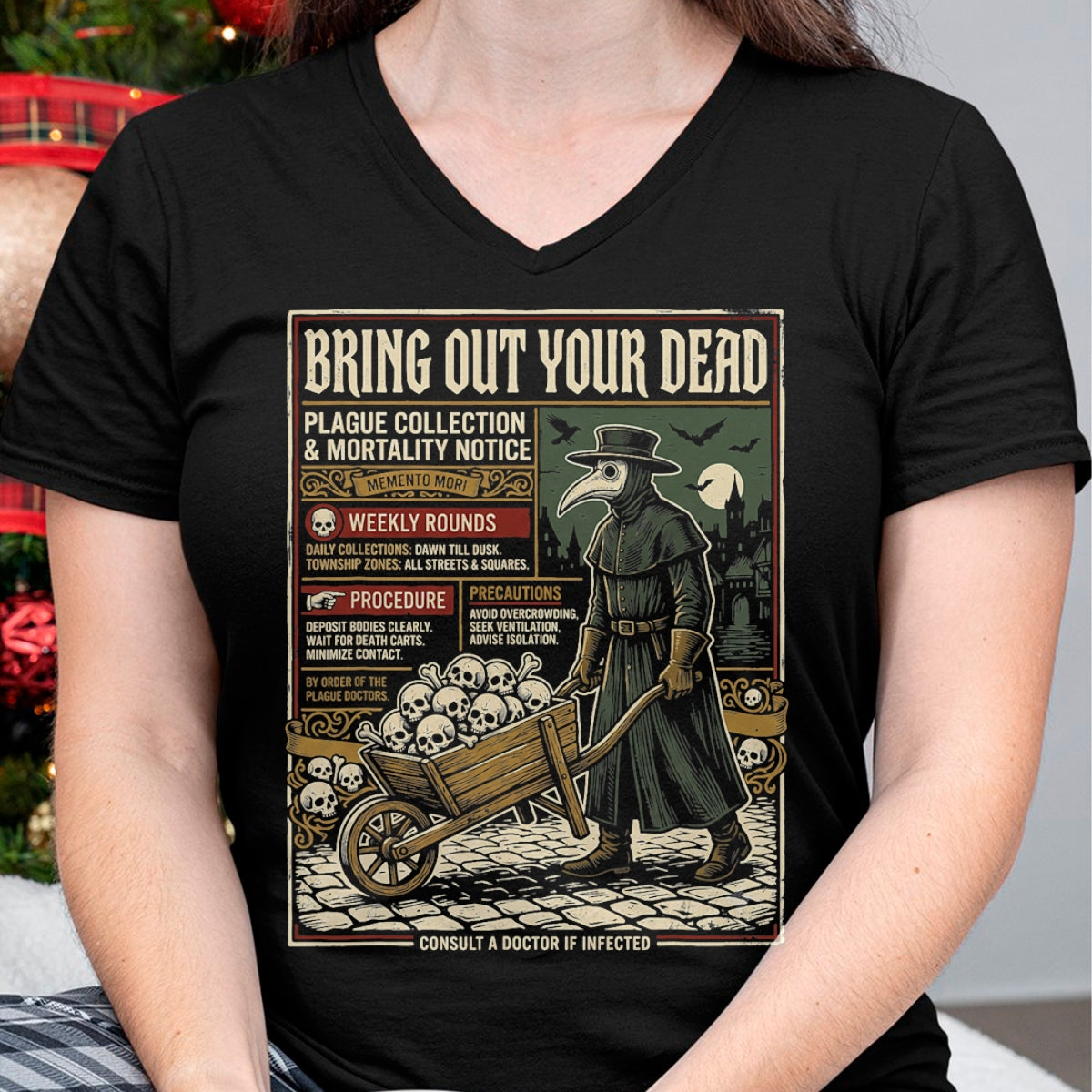 Best Doctor Shirt, Funny Doctor UnisexT-Shirt/Hoodie/Sweatshirt HLT00 - Plague Doctor Bring Out Your Dead Halloween T-Shirt