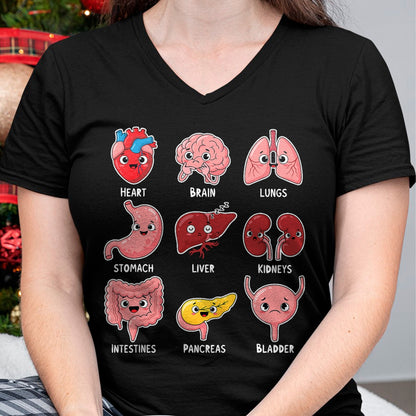 Best Doctor Shirt, Funny Doctor UnisexT-Shirt/Hoodie/Sweatshirt HLT00 - Cute Human Organs Cartoon Anatomy Science Humor T-Shirt