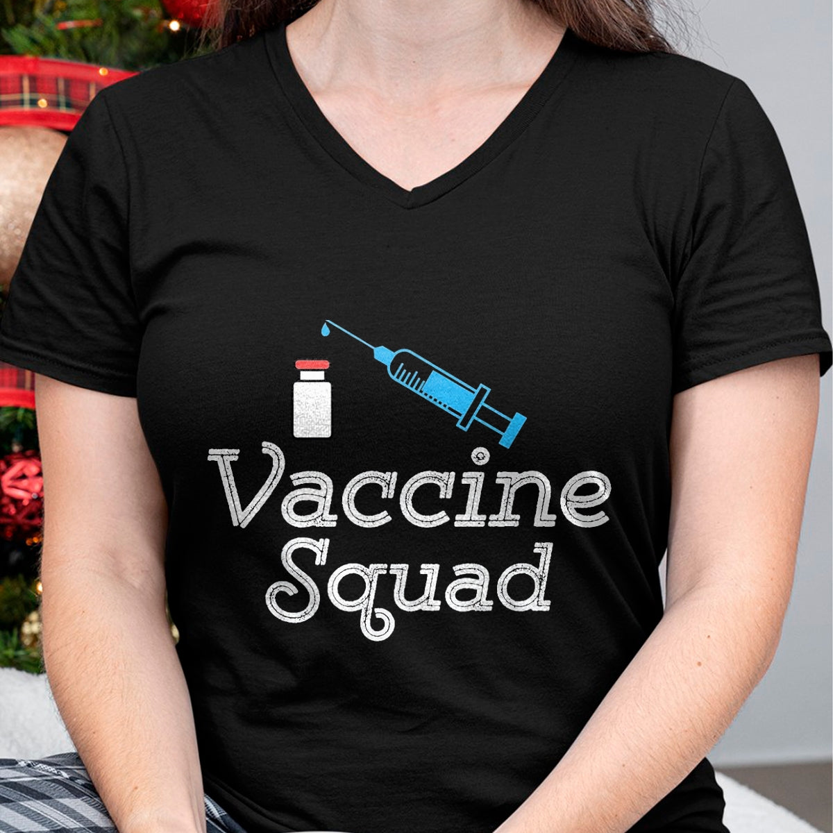 Best Doctor Shirt, Funny Doctor UnisexT-Shirt/Hoodie/Sweatshirt HLT00 - Funny Vaccine Squad Cute Nurse Doctor DR Vaccinated 19 Tee T-Shirt, Women, Black, Medium