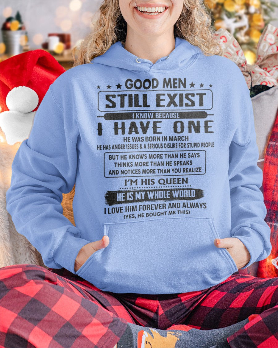 March - Good men Still Exist - gift for your girlfriend, wife from Husband - TRNN03 (SKU-GM-03)