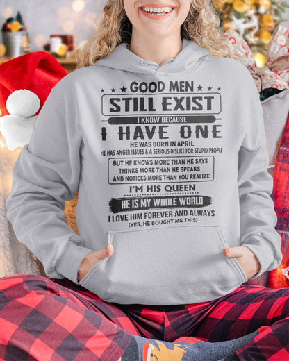 April - Good men Still Exist - gift for your girlfriend, wife from Husband - TRNN04 (SKU-GM-04)