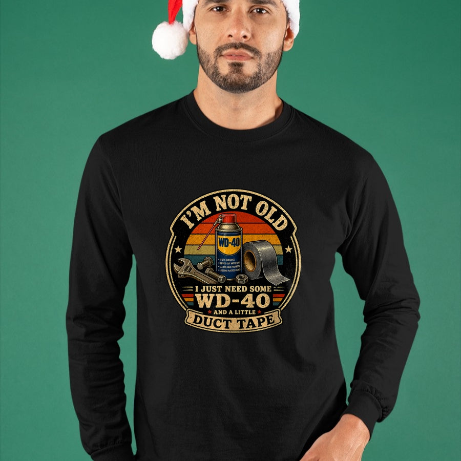 Best Mechanic Life Shirt, Funny Mechanic UnisexT-Shirt/Hoodie/Sweatshirt HLT00 - Funny WD40 Duct Tape Mechanic Dad for Men T-Shirt
