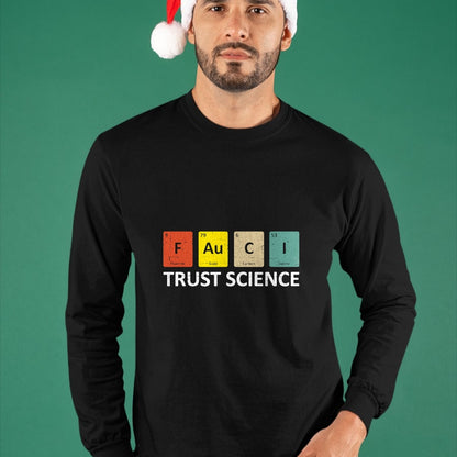Best Doctor Shirt, Funny Doctor UnisexT-Shirt/Hoodie/Sweatshirt HLT00 - Fauci Trust Science Periodic Table - Team Doctor Anthony T-Shirt