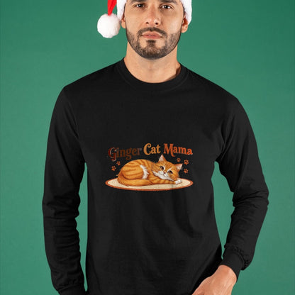 Cat Love Shirt, Funny Cat Lover Gift UnisexT-Shirt/Hoodie/Sweatshirt HLT00 - Ginger Cat Mama Ginger Mom lover Funny Gifts Cat Dad Cat Mom T-Shirt (1)
