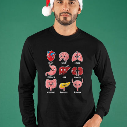 Best Doctor Shirt, Funny Doctor UnisexT-Shirt/Hoodie/Sweatshirt HLT00 - Cute Human Organs Cartoon Anatomy Science Humor T-Shirt