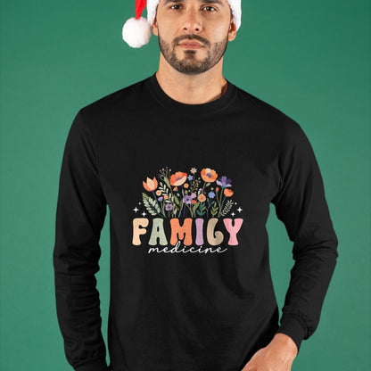Best Doctor Shirt, Funny Doctor UnisexT-Shirt/Hoodie/Sweatshirt HLT00 - Family Medicine Flowers Family Medicine Doctor T-Shirt