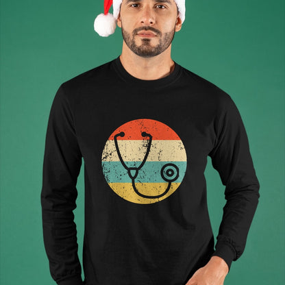 Best Doctor Shirt, Funny Doctor UnisexT-Shirt/Hoodie/Sweatshirt HLT00 - Doctor Nurse Vintage Retro Stethoscope T-Shirt