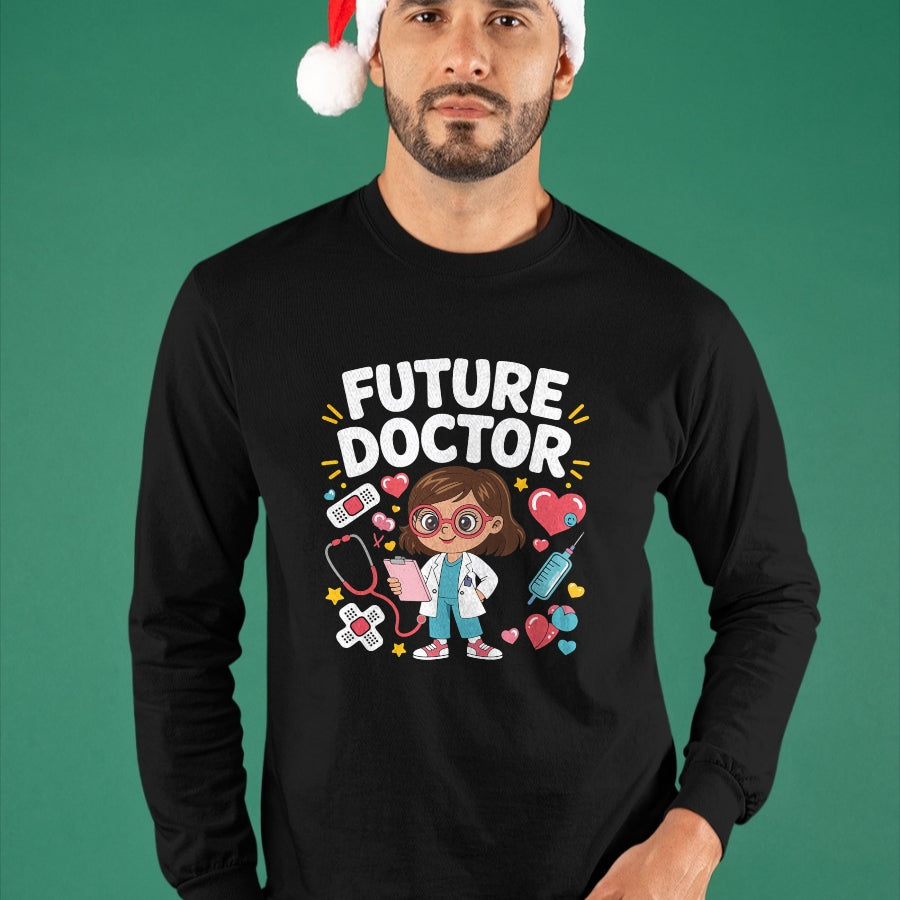 Best Doctor Shirt, Funny Doctor UnisexT-Shirt/Hoodie/Sweatshirt HLT00 - Future Doctor - Future Doctor Cute Girl Medical Career Gifts for Girls Kids T-Shirt
