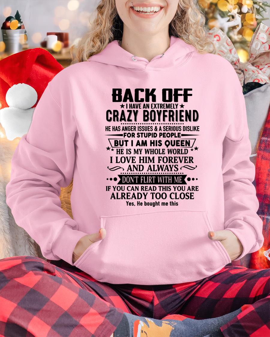 Back Off I Have An Extremely Crazy Boyfriend - - Gift For Wife From Husband - TRNN00 (SKUT-BACKOFF-00)