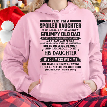 Spoiled Daughter of Grumpy Old Dad - Special Gift For Your Daughter From Dad - TRNN00 (SKU12-26-00)