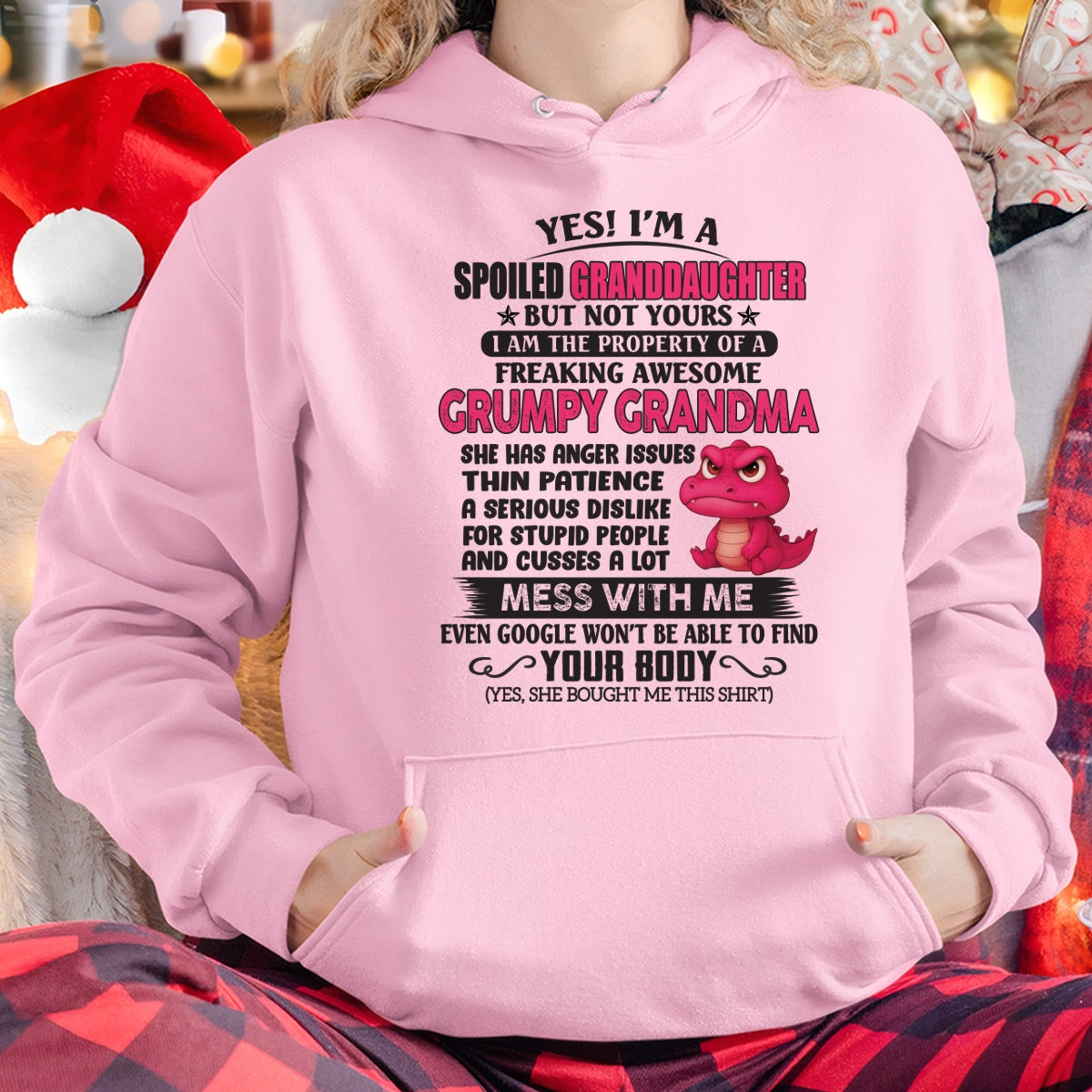 YES, I'M A SPOILED GRANDDAUGHTER - GIFT FROM GRANDMA FOR GRANDDAUGHTER - TRNN00 (SKU09-96-00)