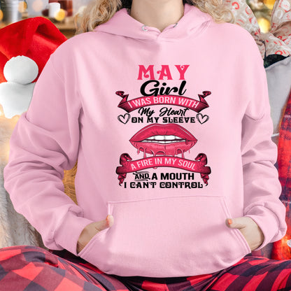 MAY QUEEN – Strong, Passionate & Unapologetically Bold - Birthday T Shirt For Woman - TRNN05 (SKU2603-255-05)