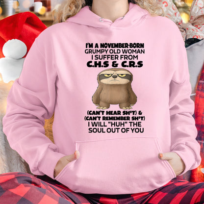 NOVEMBER - GRUMPY OLD WOMAN - BIRTHDAY GIFT FOR WOMEN - TRNN11 (SKU09-21-11)