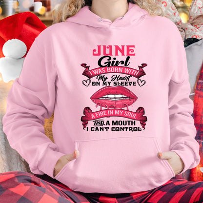 JUNE QUEEN – Strong, Passionate & Unapologetically Bold - Birthday T Shirt For Woman - TRNN06 (SKU2603-255-06)
