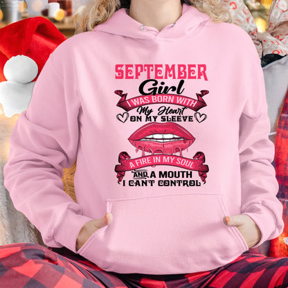 SEPTEMBER QUEEN – Strong, Passionate & Unapologetically Bold - Birthday T Shirt For Woman - TRNN09 (SKU2603-255-09)