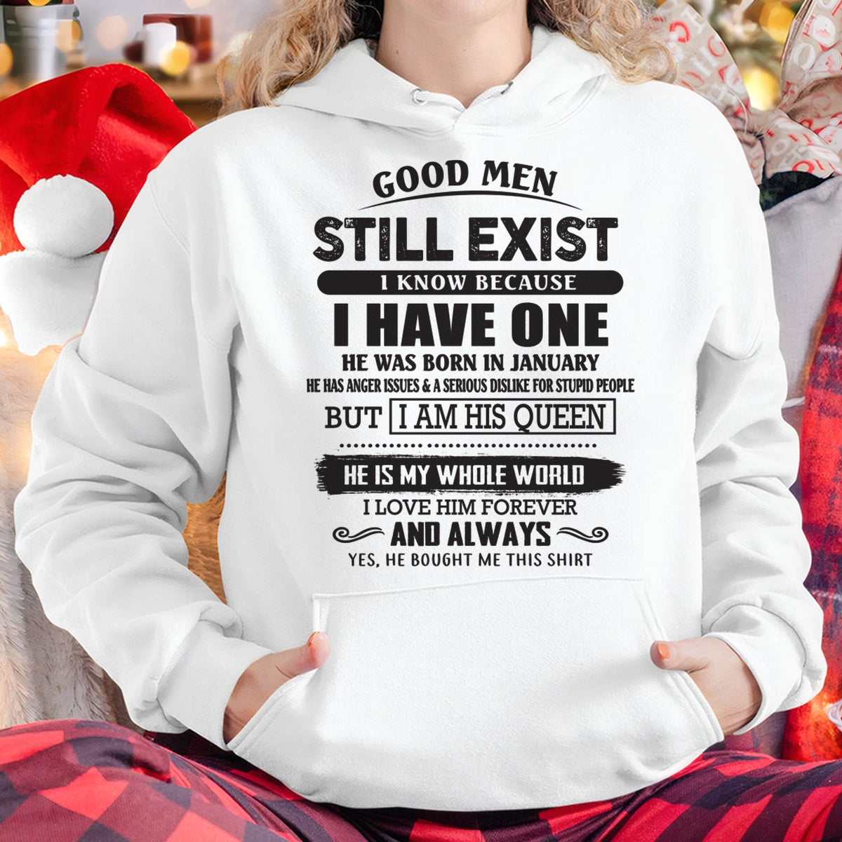 January - Good Men Still Exist - Perfect Gift For Girlfriend, Wife From Husband - TRNN01 (SKU07-166-01)