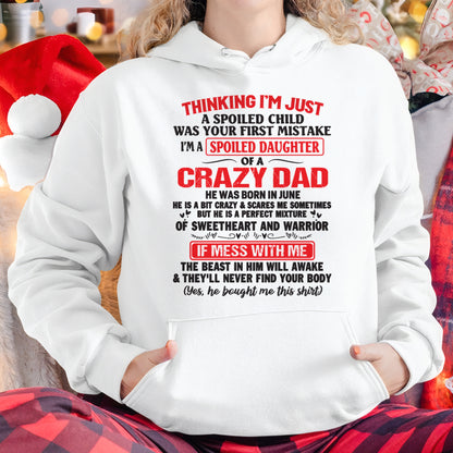 June - T SHIRT For Your Daughter From Dad - TRNN06 (SKU12-04-06)
