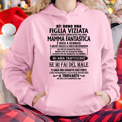GENNAIO - Fantastica mamma - Maglietta per il figlia dalla mamma - ITA/TRNN01 (SKU2605-262-01)