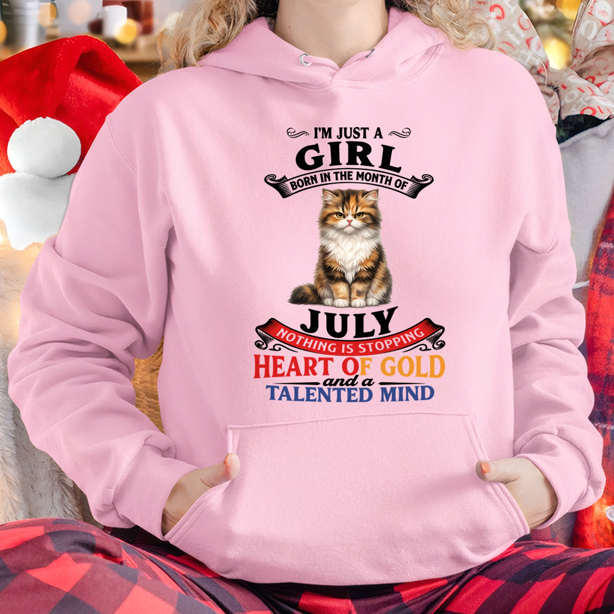 JULY - NOTHING IS STOPPING THIS FLAMING SOUL - Birthday T Shirt For Woman - TRNN07 (SKU2605-74-07)