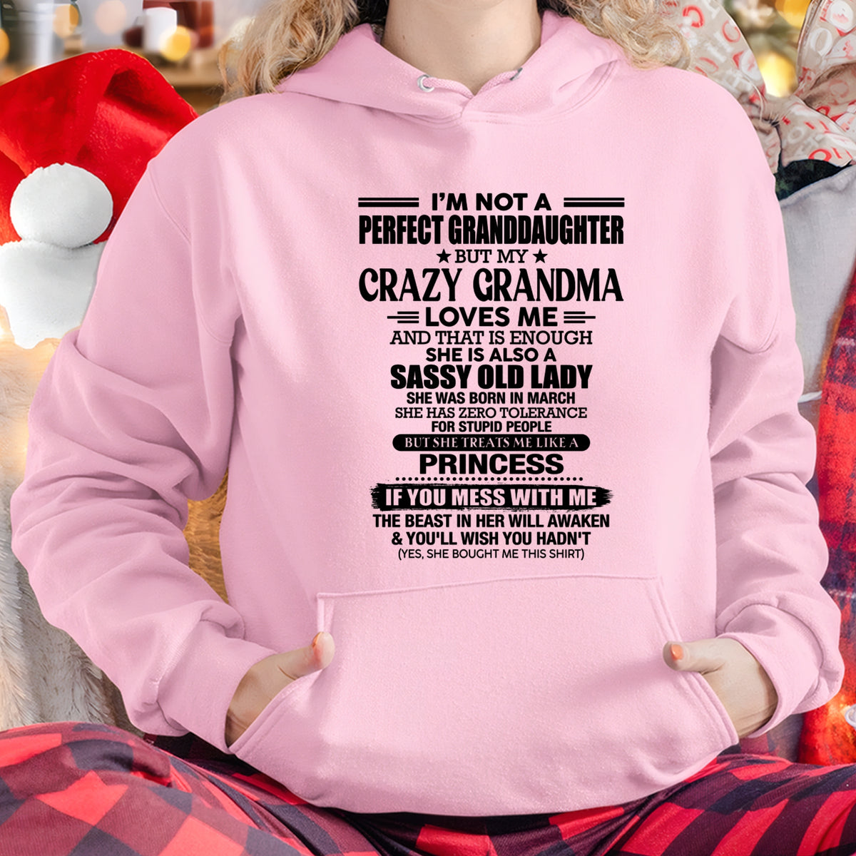 MARCH - I'M NOT A PERFECT GRANDDAUGHTER - FROM GRANDMA - TRNN03 (SKU2607-189-03)