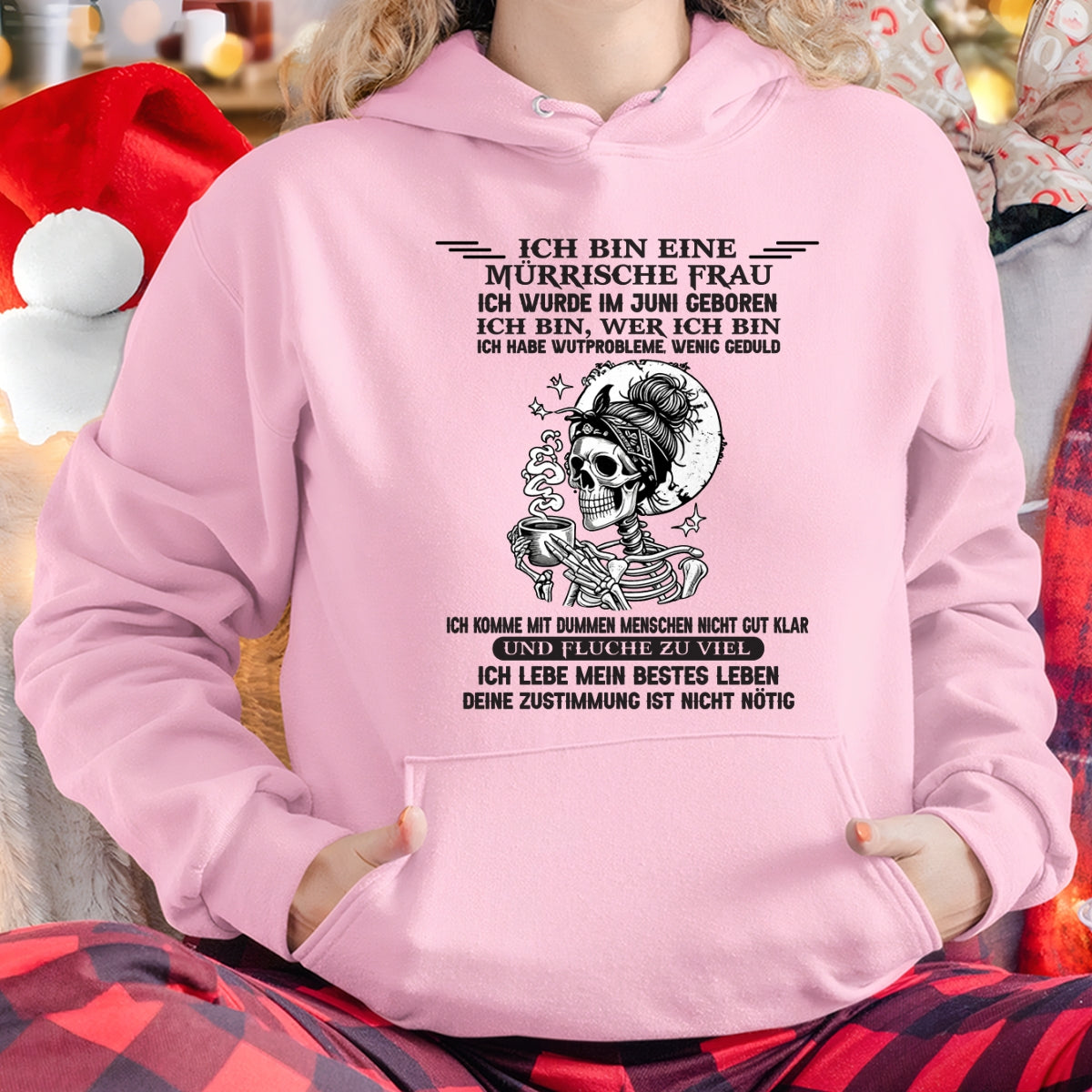 JUNI – MÜRRISCHE FRAU – GEBURTSTAGS-T-SHIRT FÜR FRAUEN - DEU/TRNN06 (SKU2605-250-06)