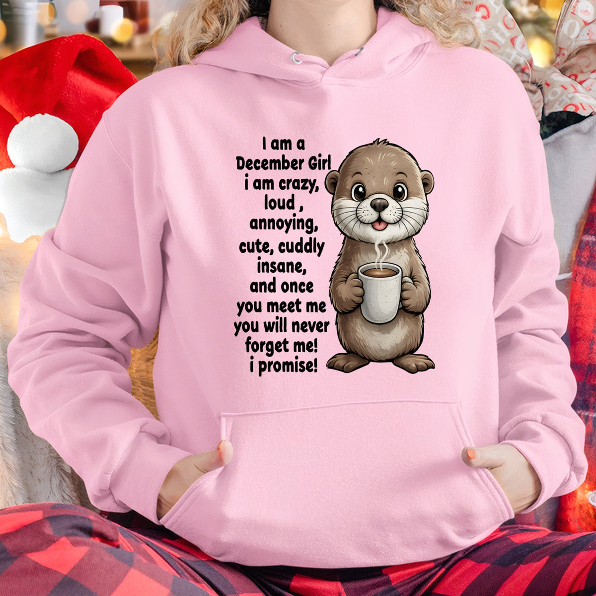 DECEMBER - A Little Crazy, Sassy, Loud & Impossible To Forget - BIRTHDAY GIFT T-SHIRT FOR WOMEN - TRNN12 (SKU2602-221-12)