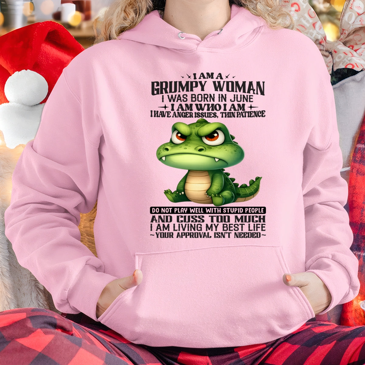 JUNE - I AM WHO I AM - Birthday T Shirt For Woman - TRNN06 (SKU2602-183-06)