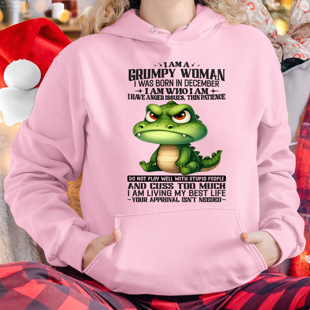 DECEMBER - I AM WHO I AM - Birthday T Shirt For Woman - TRNN12 (SKU2602-183-12)