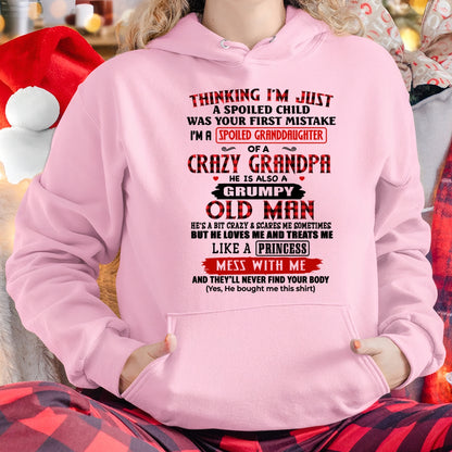 SPOILED GRANDDAUGHTER - GIFT FROM GRANDPA - TRNN00 (SKU2602-117-00)