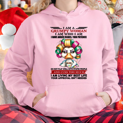 GRUMPY WOMAN - BIRTHDAY SHIRT FOR WOMEN - TRNN00 (SKU26T-01-22-00)
