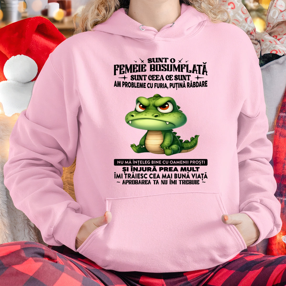 SUNT O FEMEIE BOSUMFLATĂ - Tricou de ziua de naștere pentru femeie - RO/TRNN00 (SKU2605-376-00)