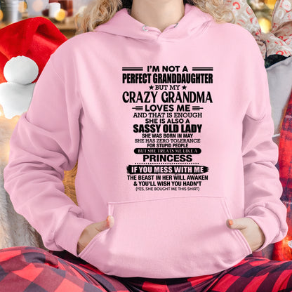 MAY - I'M NOT A PERFECT GRANDDAUGHTER - FROM GRANDMA - TRNN05 (SKU2607-189-05)