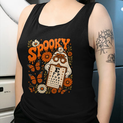 Best Doctor Shirt, Funny Doctor UnisexT-Shirt/Hoodie/Sweatshirt HLT00 - Spooky Ghost Boo Vision Squad Optometrist Halloween Eye Dr T-Shirt