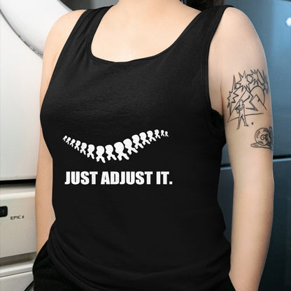 Best Doctor Shirt, Funny Doctor UnisexT-Shirt/Hoodie/Sweatshirt HLT00 - Just Adjust It Back Subluxation Chiropractor Pun T Shirt T-Shirt