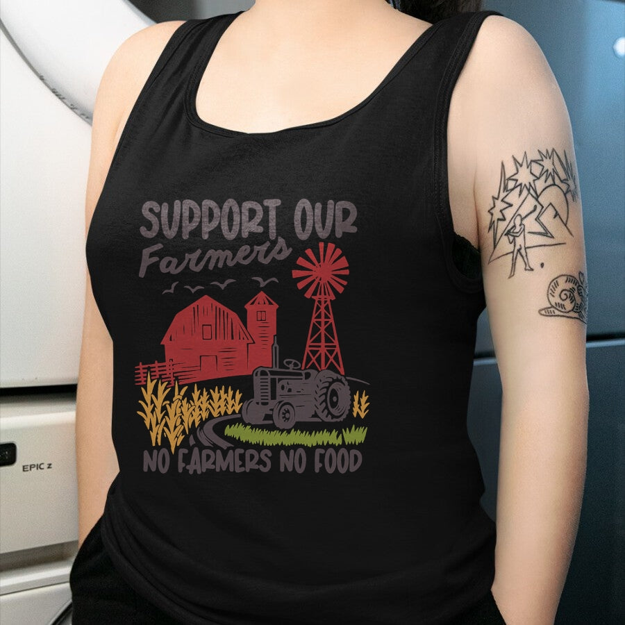 Best Farmer Life Shirt, Funny Farmer UnisexT-Shirt/Hoodie/Sweatshirt HLT00 - Support Our Farmer No Farmers No Food T-Shirt