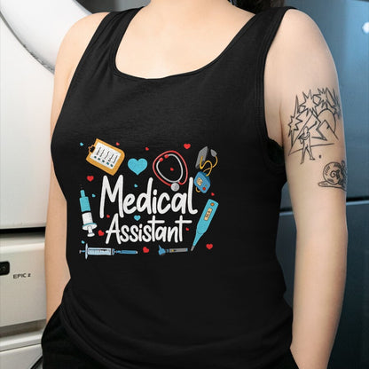 Best Doctor Shirt, Funny Doctor UnisexT-Shirt/Hoodie/Sweatshirt HLT00 - Medical Assistant MA CMA Nursing Doctor Assistant Student T-Shirt, Men, Black, Large