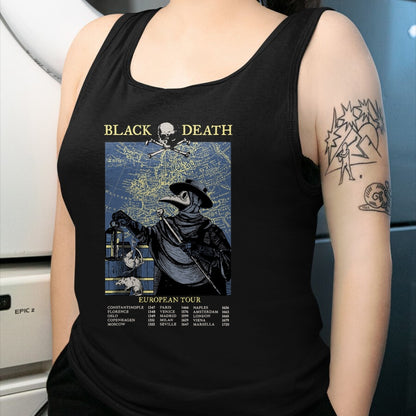 Best Doctor Shirt, Funny Doctor UnisexT-Shirt/Hoodie/Sweatshirt HLT00 - Plague Mask Doctor Plague Black Death European Tour T-Shirt