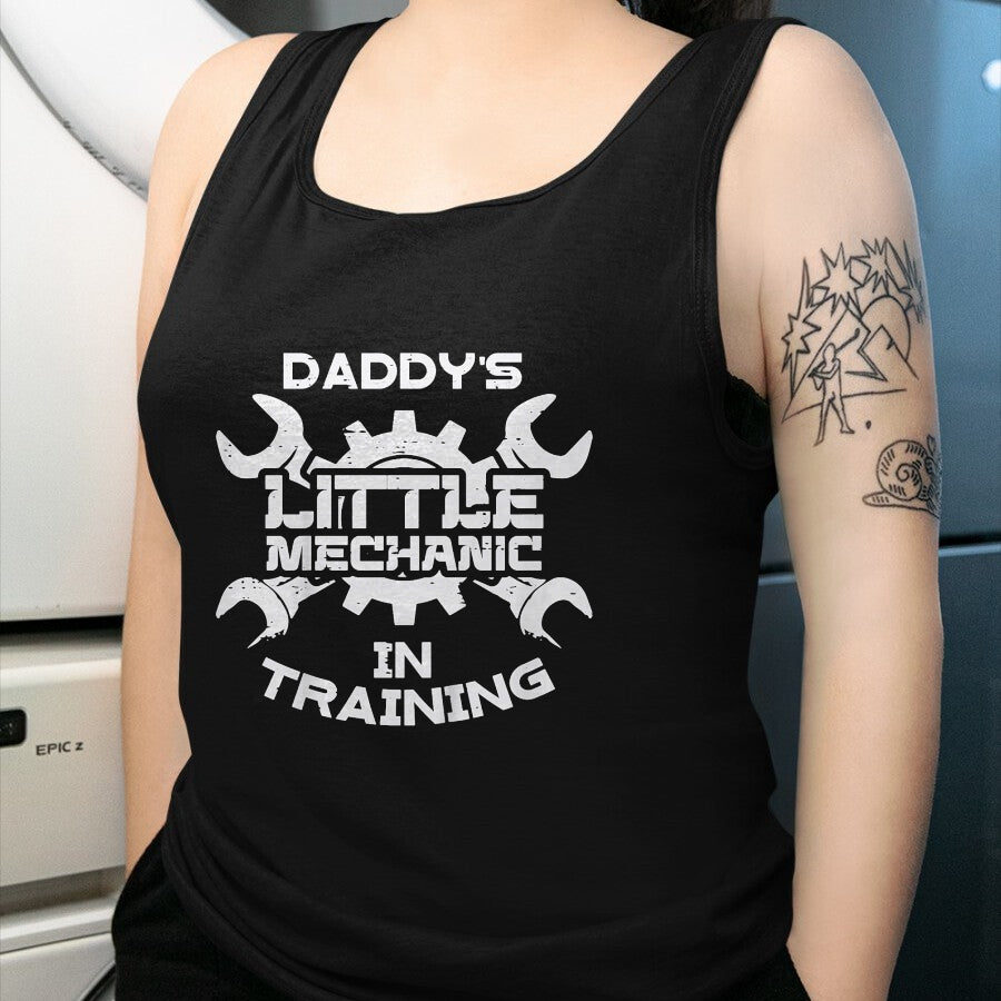 Best Mechanic Life Shirt, Funny Mechanic UnisexT-Shirt/Hoodie/Sweatshirt HLT00 - Kids Daddys Little Mechanic in Training Boys Girls Kids Toddler T-Shirt