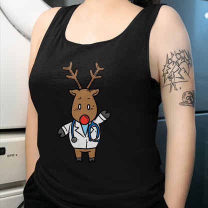 Best Doctor Shirt, Funny Doctor UnisexT-Shirt/Hoodie/Sweatshirt HLT00 - Reindeer Doctor Nurse Stethoscope Medical Christmas PJ T-Shirt