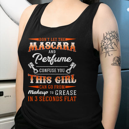 Best Mechanic Life Shirt, Funny Mechanic UnisexT-Shirt/Hoodie/Sweatshirt HLT00 - Mascara and Perfume I'm A Female Mechanic Sarcasm Gift T-Shirt