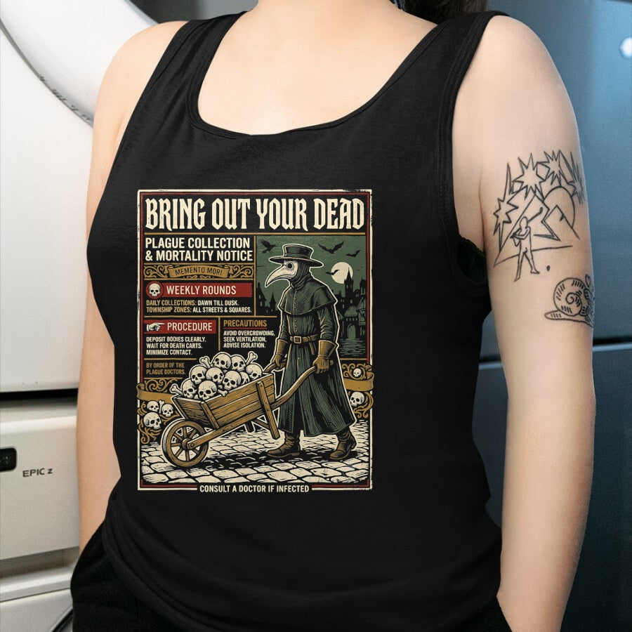 Best Doctor Shirt, Funny Doctor UnisexT-Shirt/Hoodie/Sweatshirt HLT00 - Plague Doctor Bring Out Your Dead Halloween T-Shirt