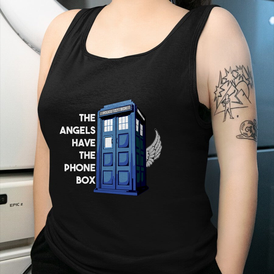Best Doctor Shirt, Funny Doctor UnisexT-Shirt/Hoodie/Sweatshirt HLT00 - The Angels Have The Phone Box T-Shirt