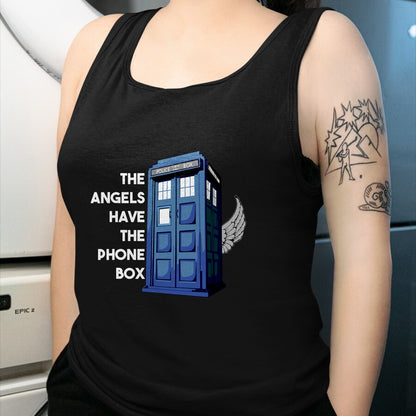 Best Doctor Shirt, Funny Doctor UnisexT-Shirt/Hoodie/Sweatshirt HLT00 - The Angels Have The Phone Box T-Shirt