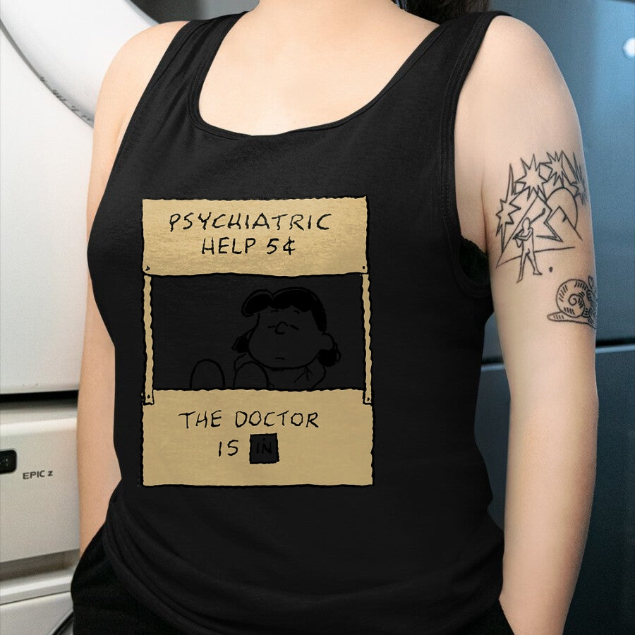 Best Doctor Shirt, Funny Doctor UnisexT-Shirt/Hoodie/Sweatshirt HLT00 - Peanuts - Lucy Doctor is in T-Shirt