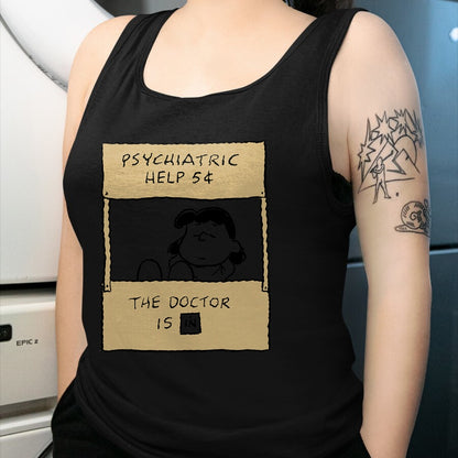 Best Doctor Shirt, Funny Doctor UnisexT-Shirt/Hoodie/Sweatshirt HLT00 - Peanuts - Lucy Doctor is in T-Shirt
